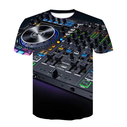 CAMISETA DJ MANGA CORTA