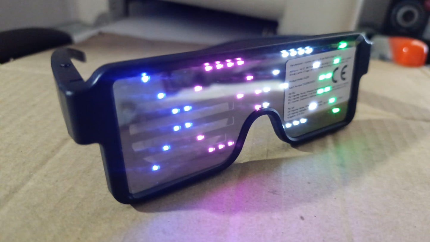 GAFAS CON FIGURAS LED