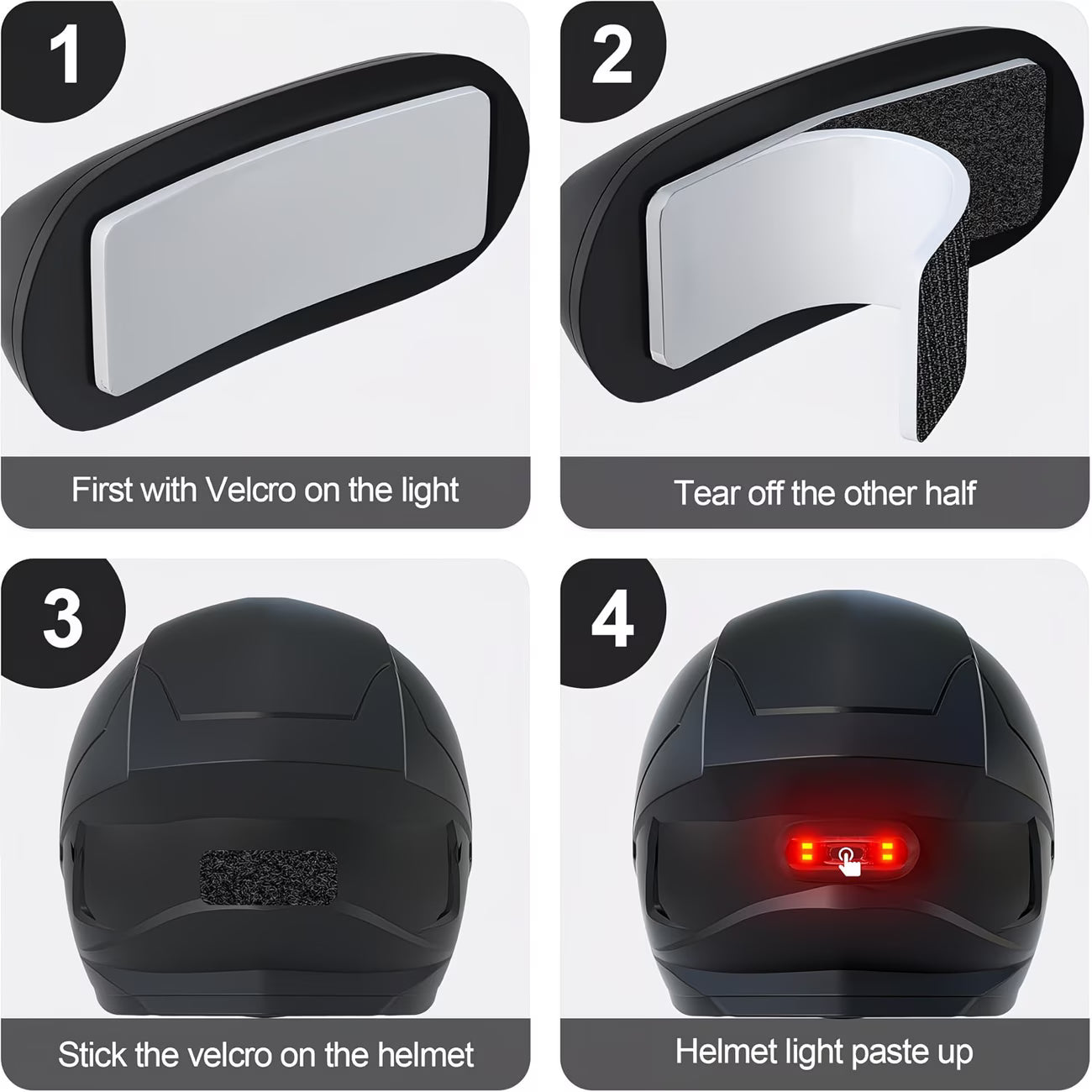 LUZ STOP PARA CASCO MOTO PATINETA